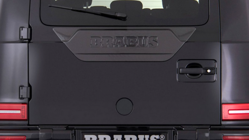 Photo of Brabus Carbon Rear Door Cover for the Mercedes Benz G63 AMG 4x4² (W463A) - Image 2